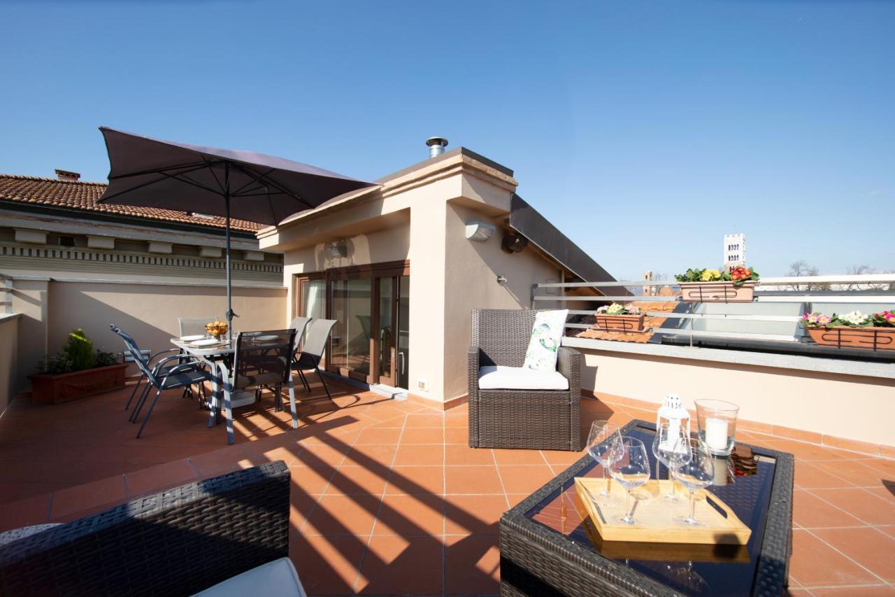 Rooftop Delight With Terrace 卢卡 外观 照片